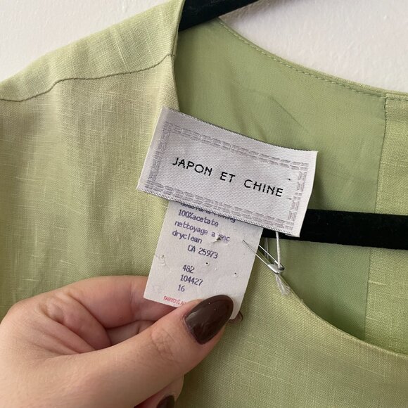 Vintage Short-Sleeved Shift Dress - Picture 3 of 5